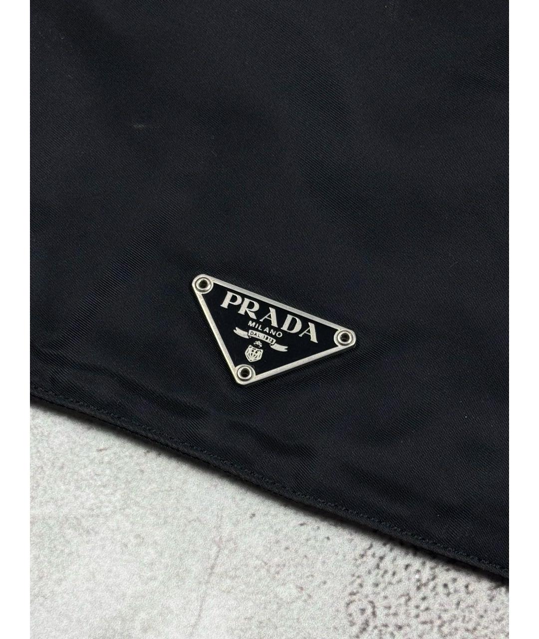 PRADA Черная синтетическая сумка на плечо, фото 5