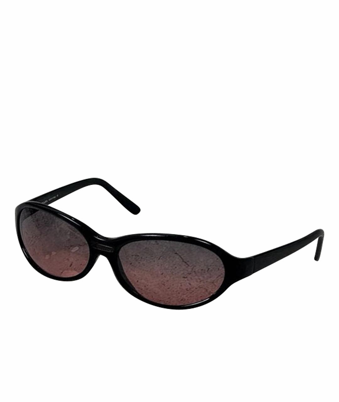 PRADA Черные пластиковые солнцезащитные очки, фото 1