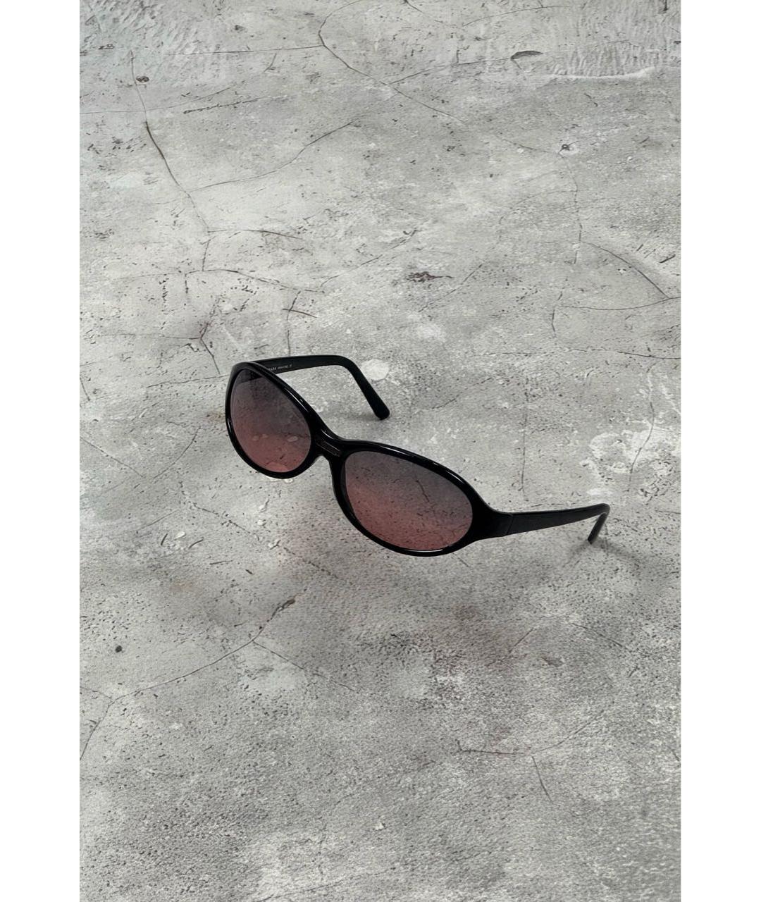 PRADA Черные пластиковые солнцезащитные очки, фото 9