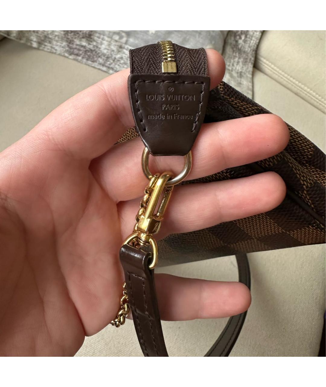 LOUIS VUITTON Коричневая сумка через плечо, фото 8