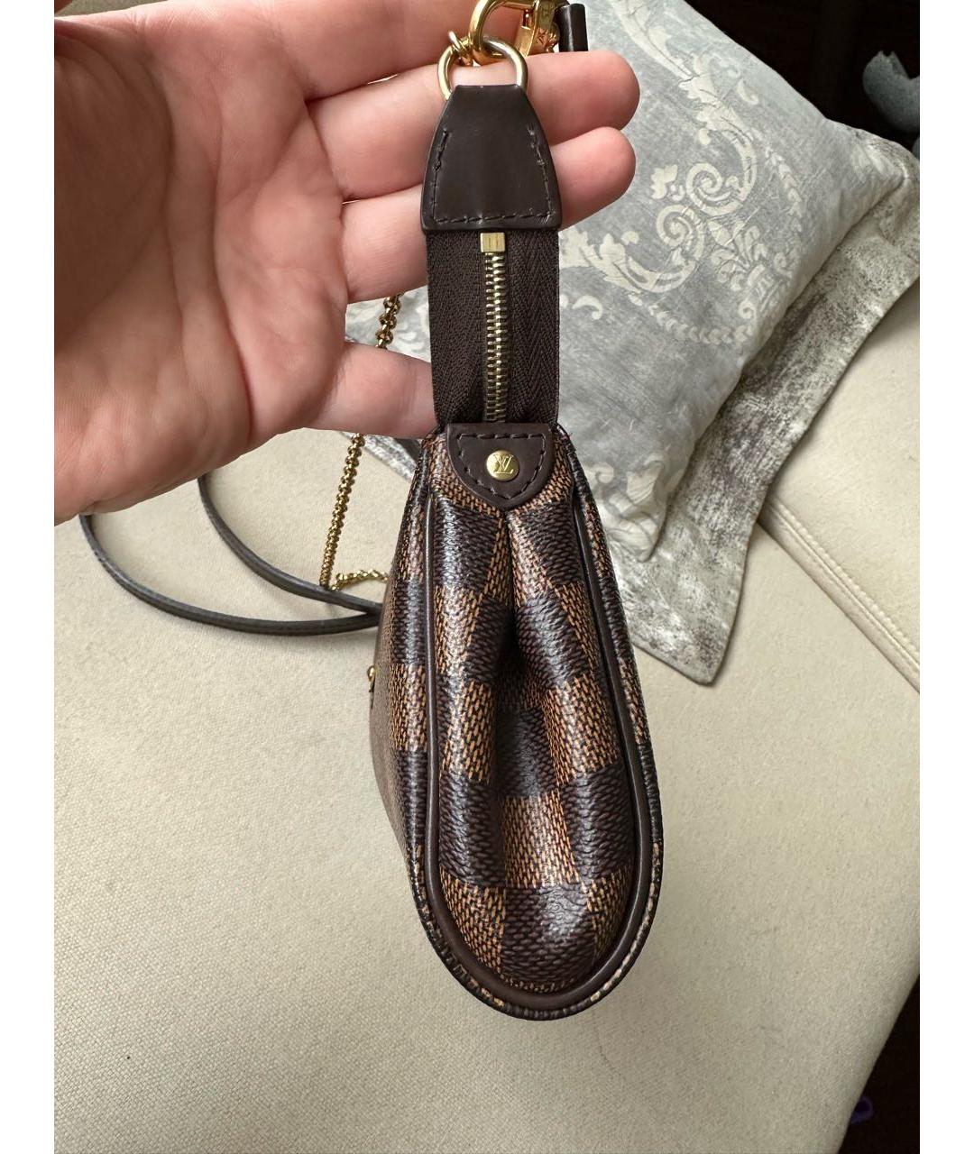 LOUIS VUITTON Коричневая сумка через плечо, фото 6