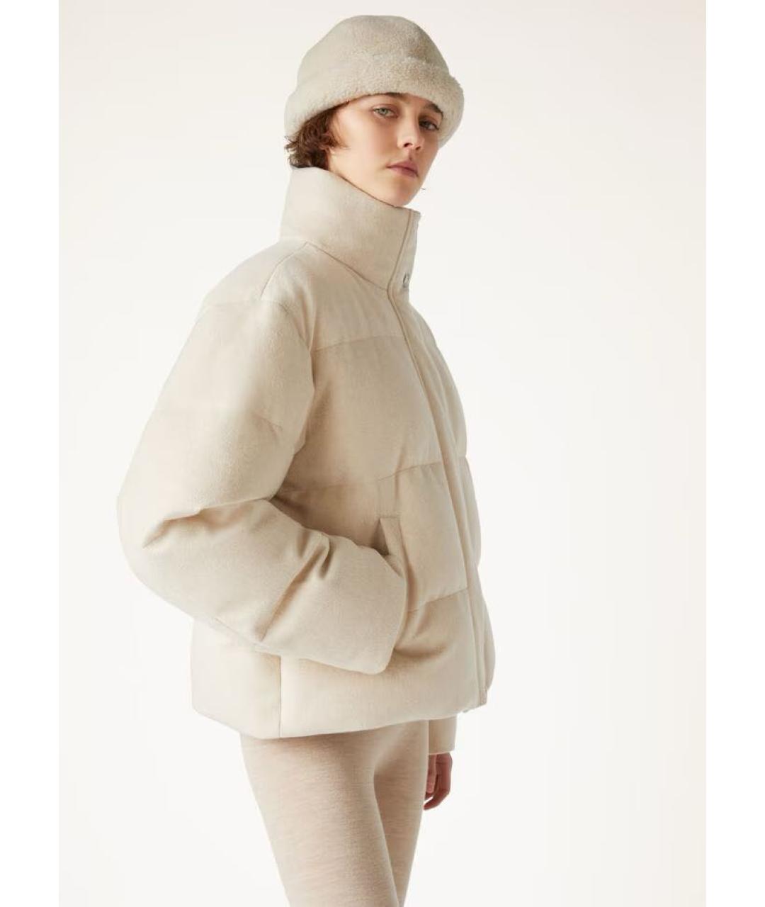 LORO PIANA Бежевая кашемировая куртка, фото 4