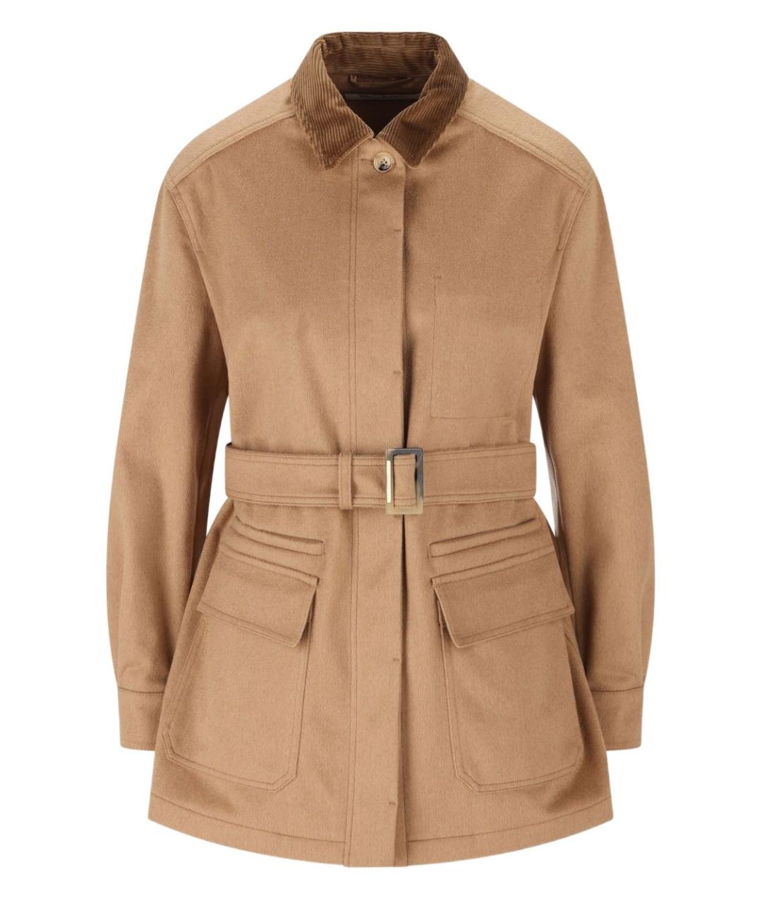 MAX MARA Бежевая шерстяная куртка, фото 1