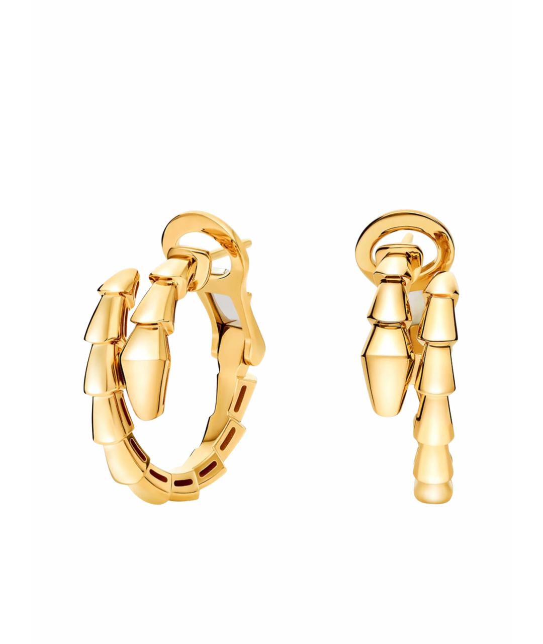 BVLGARI Золотые серьги из желтого золота, фото 1