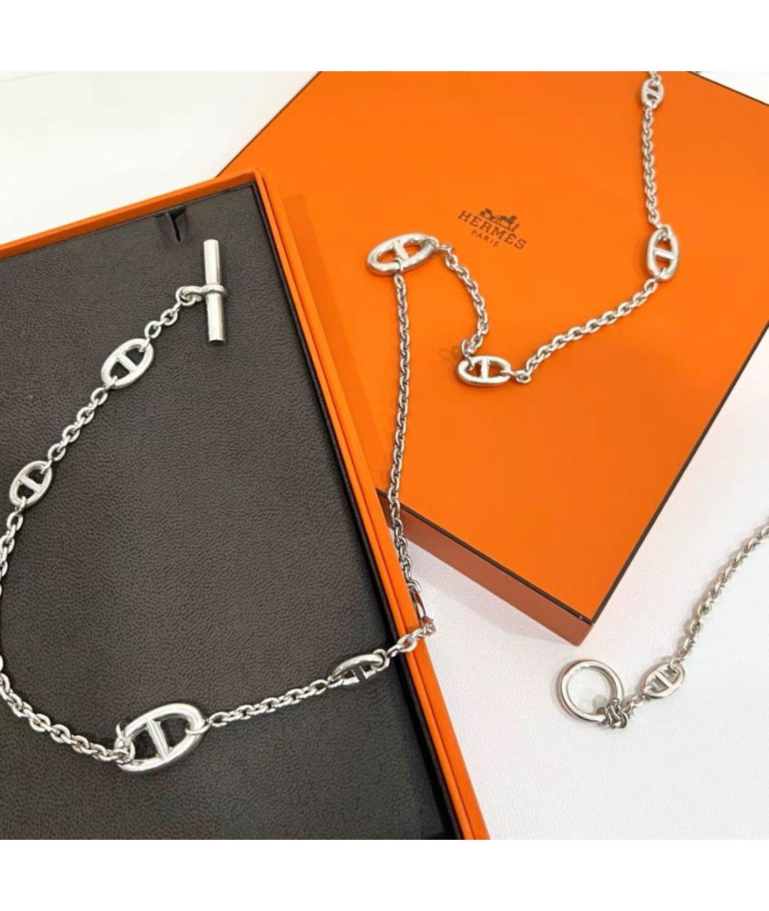 HERMES Серебряная подвеска, фото 4