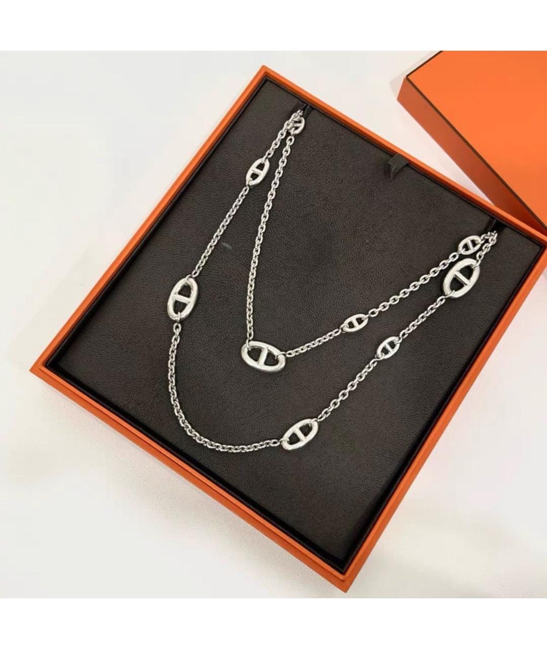 HERMES Серебряная подвеска, фото 2