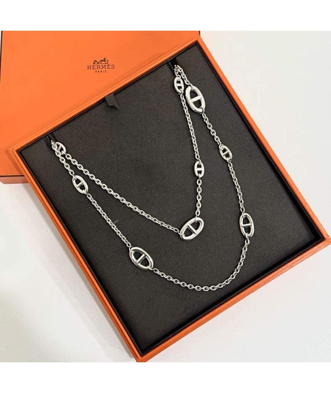 HERMES Серебряная подвеска, фото 5