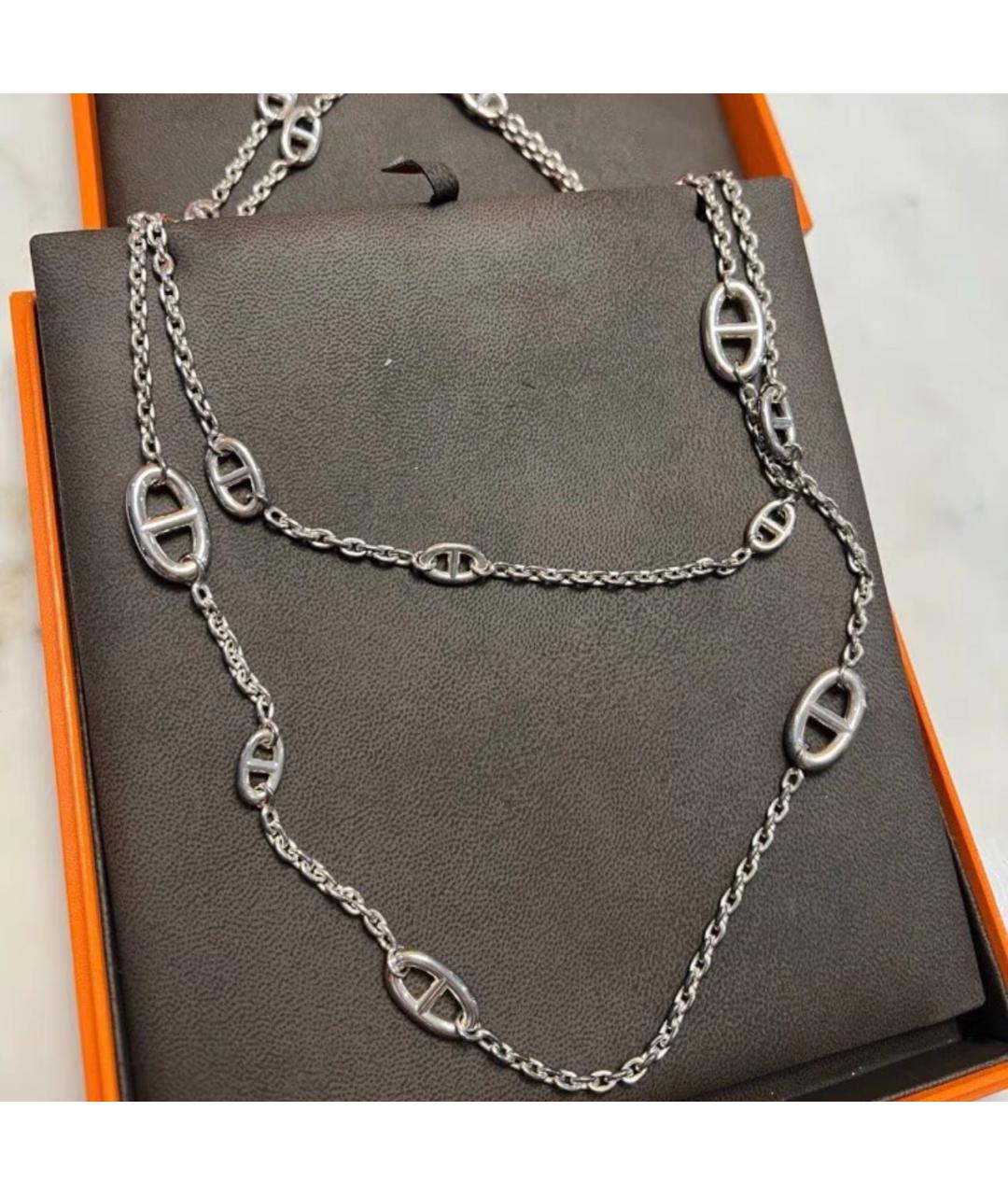 HERMES Серебряная подвеска, фото 4