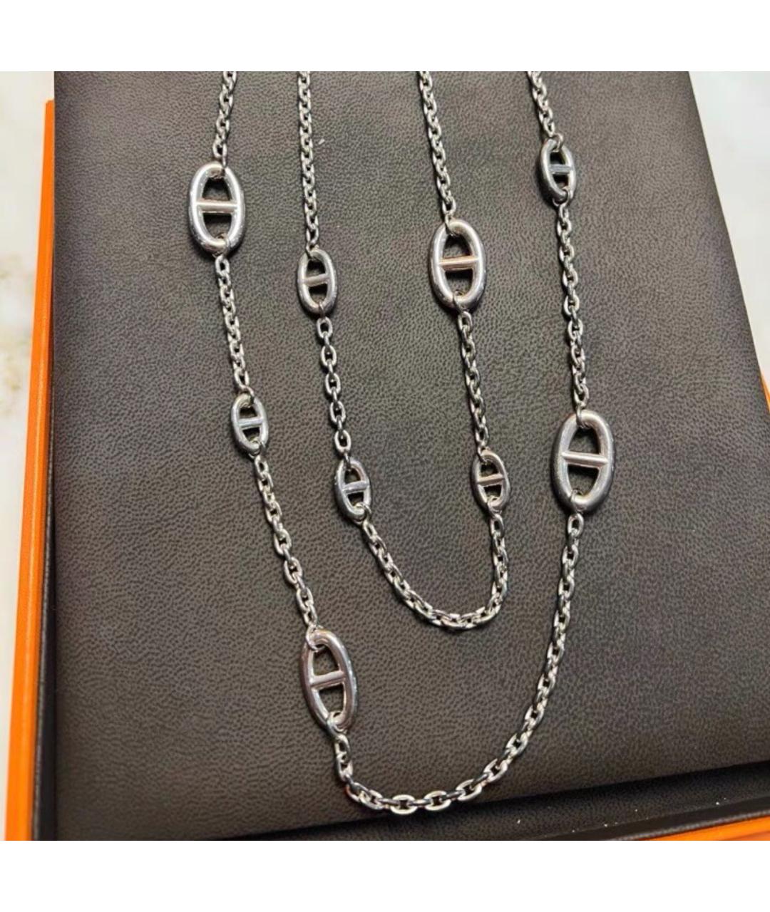 HERMES Серебряная подвеска, фото 6