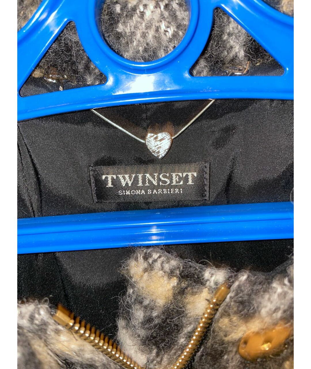 TWIN-SET Бежевое шерстяное пальто, фото 5