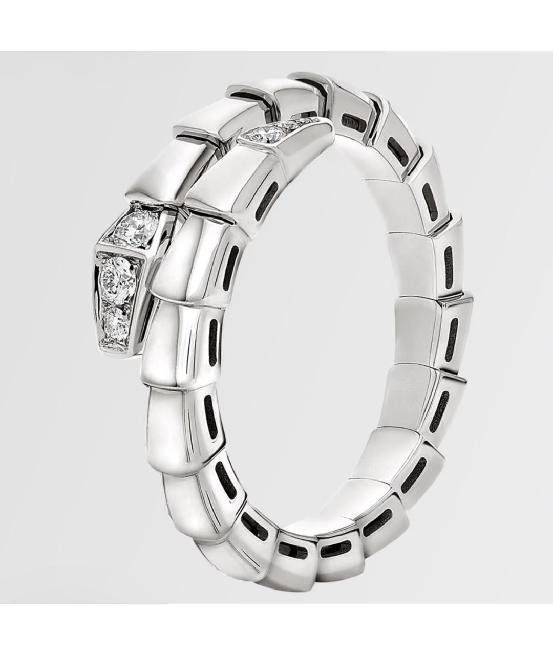 BVLGARI Серебряное кольцо из белого золота, фото 3