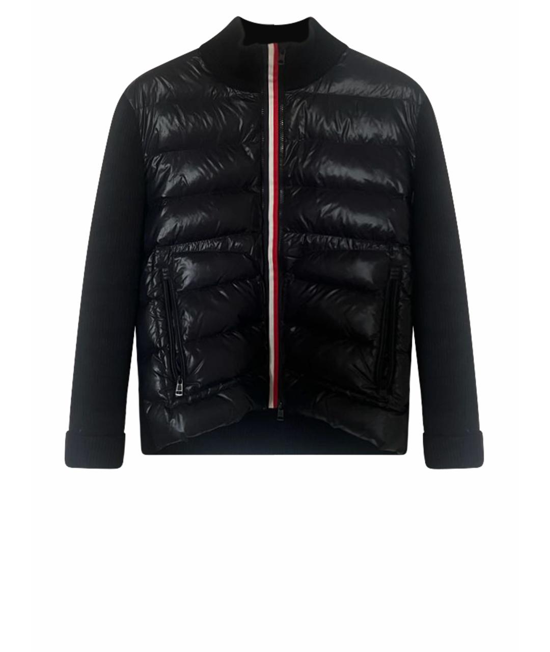 MONCLER Темно-синяя шерстяная куртка, фото 1