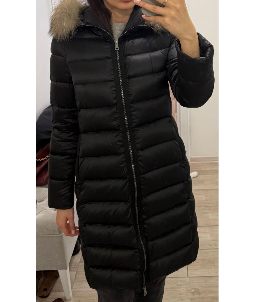 MONCLER Черный пуховик, фото 7