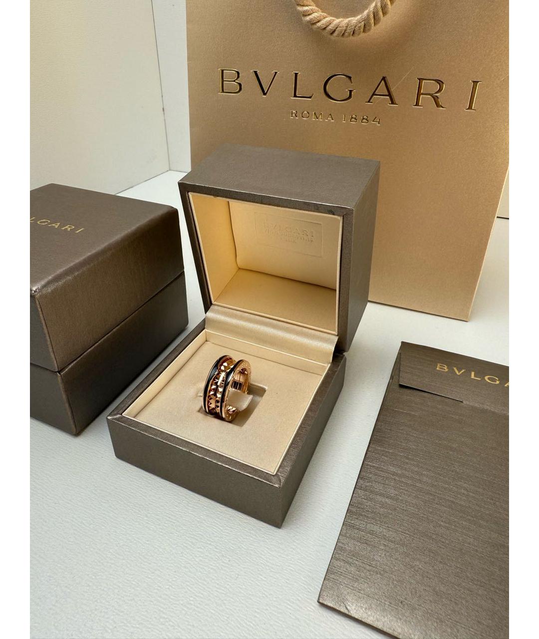 BVLGARI Золотое кольцо из розового золота, фото 3