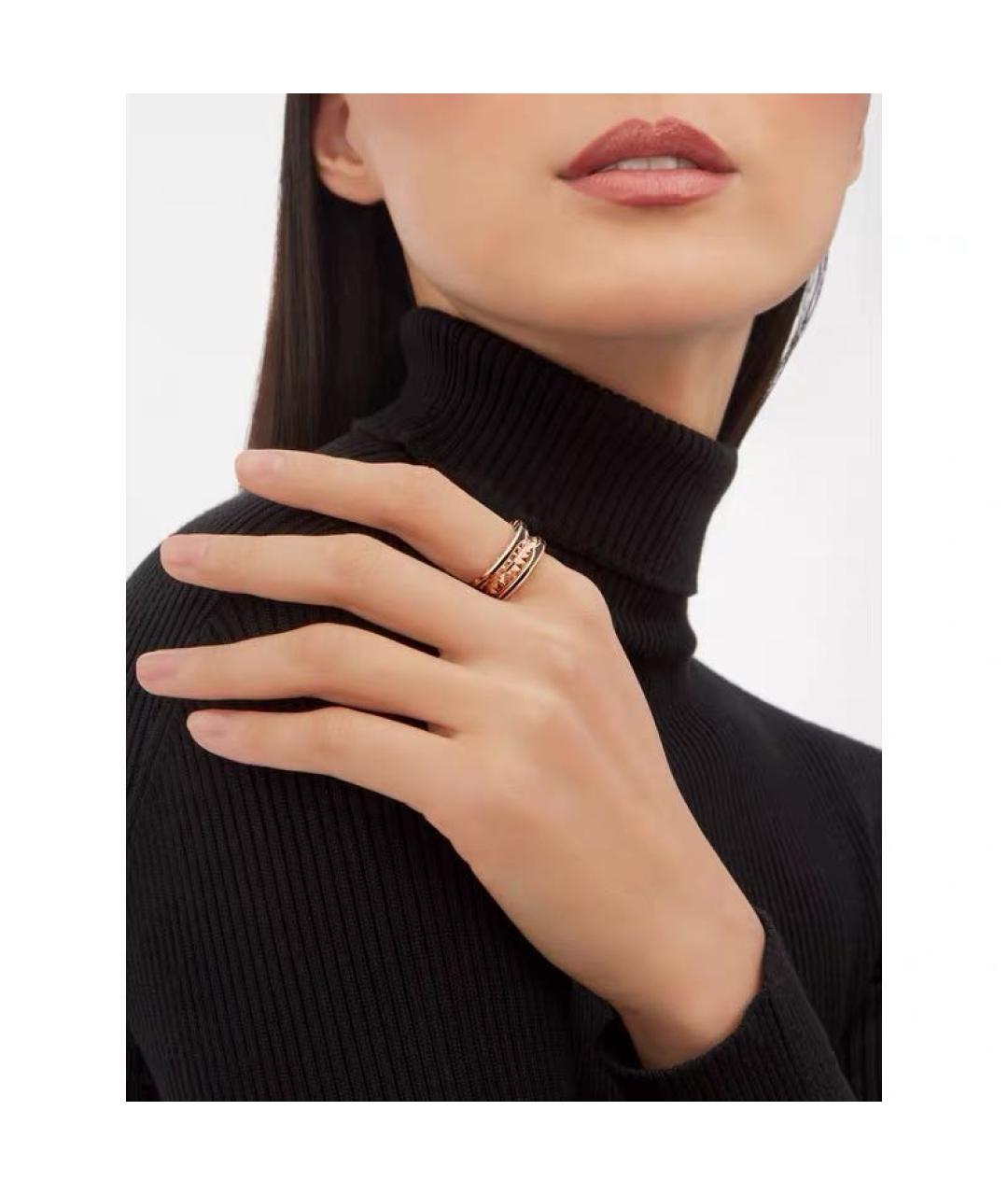 BVLGARI Золотое кольцо из розового золота, фото 6