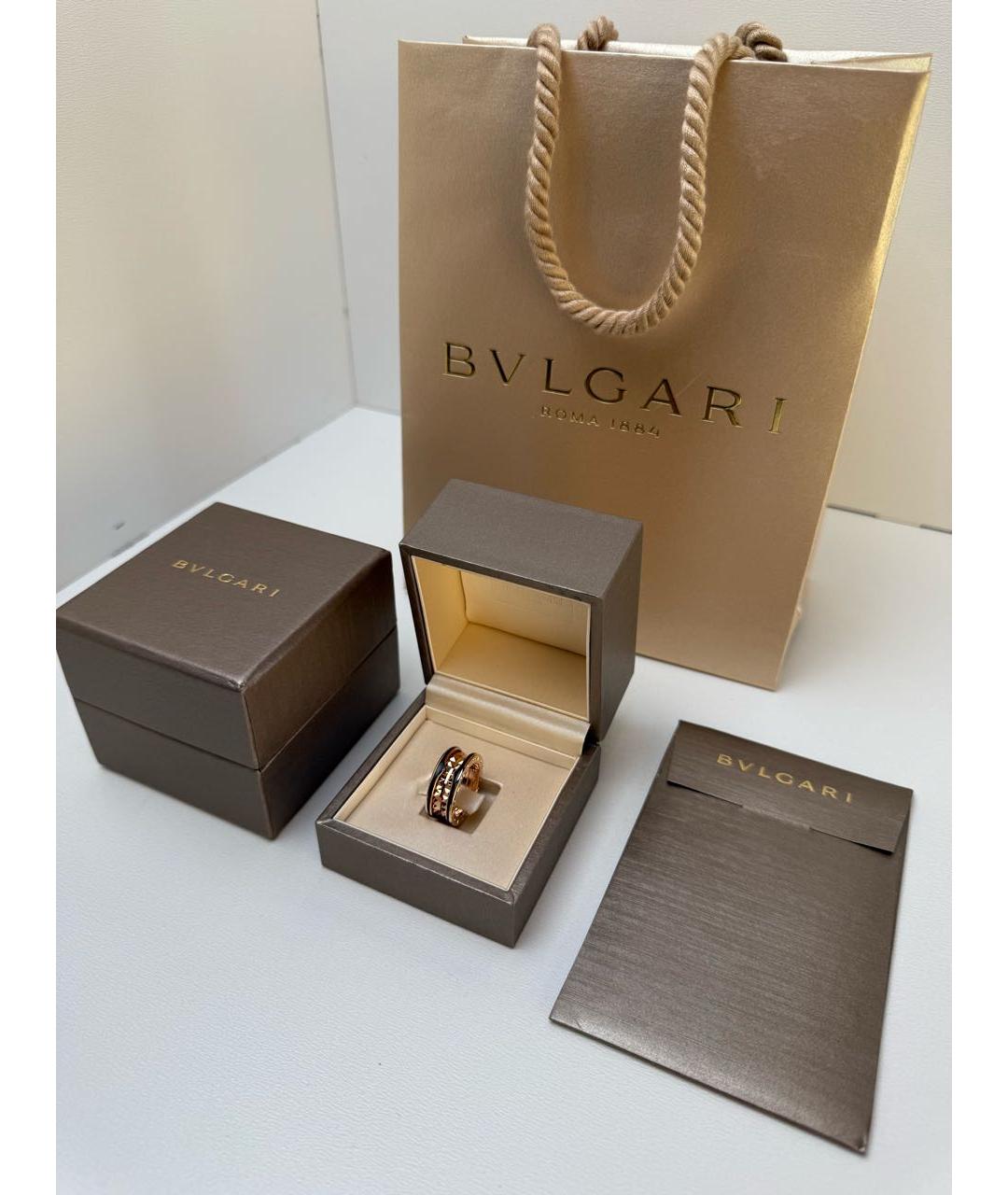 BVLGARI Золотое кольцо из розового золота, фото 4
