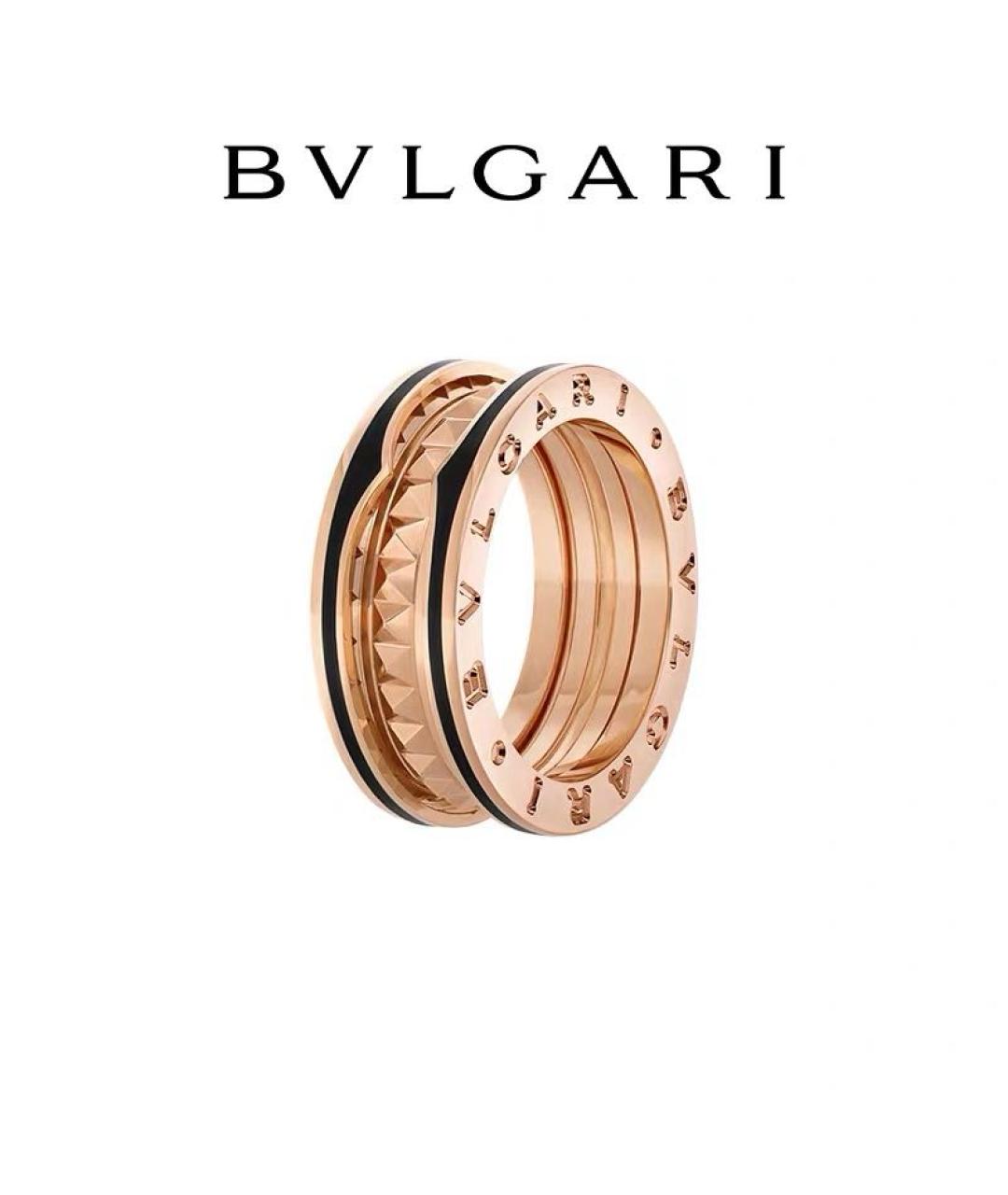 BVLGARI Золотое кольцо из розового золота, фото 7