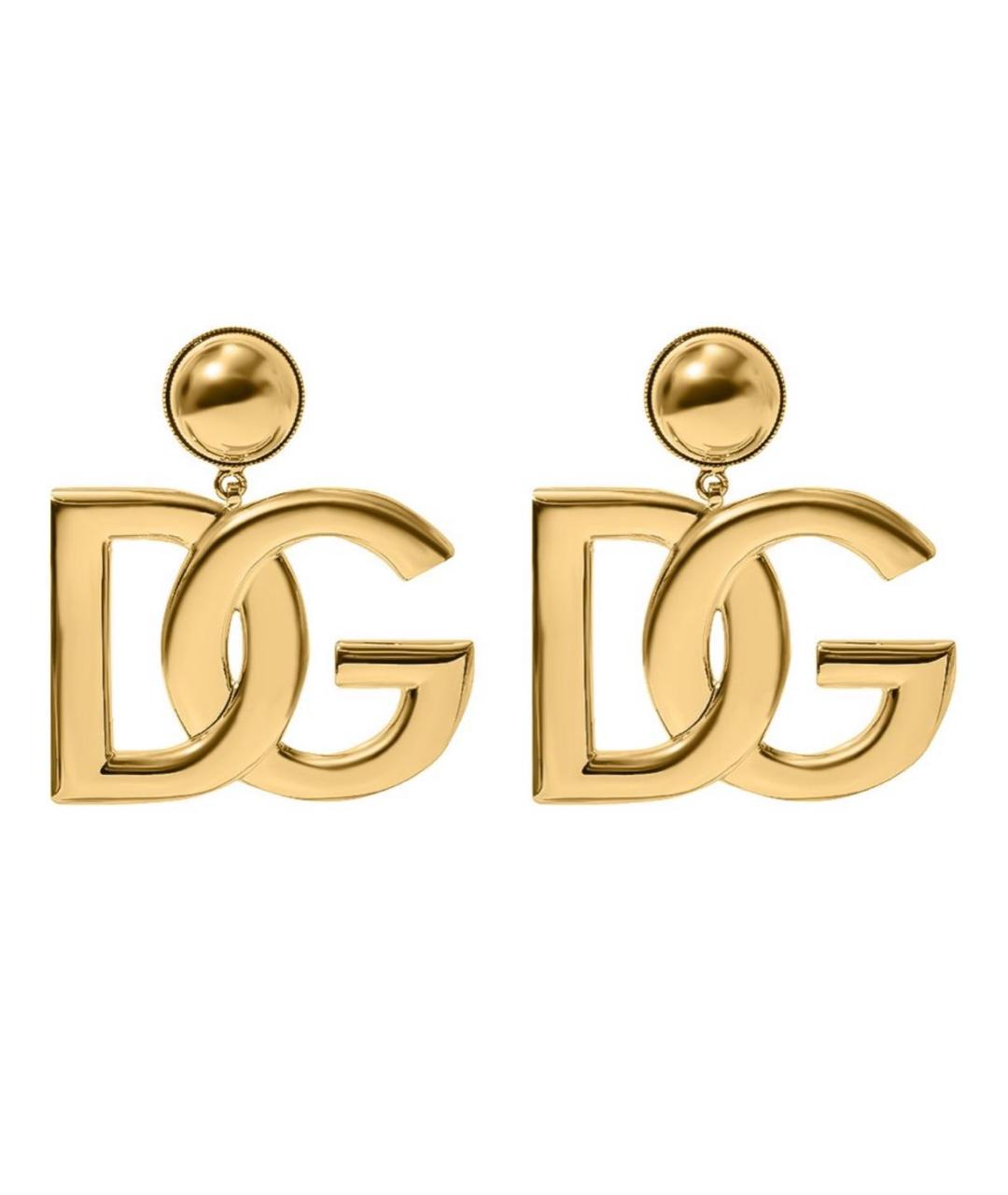 DOLCE&GABBANA Золотые латунные клипсы, фото 1