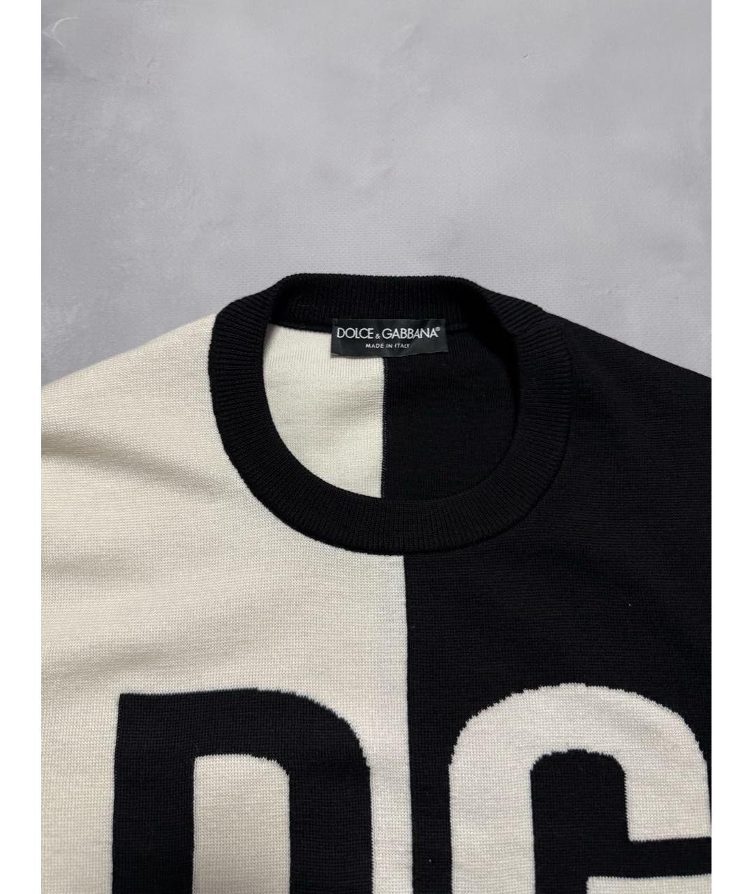 DOLCE&GABBANA Белая шерстяная водолазка, фото 4