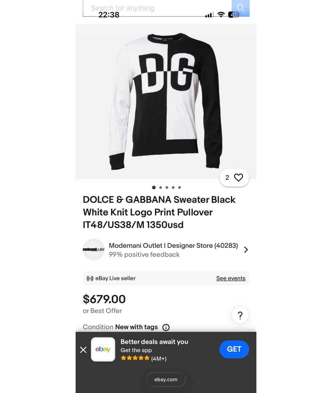 DOLCE&GABBANA Белая шерстяная водолазка, фото 2