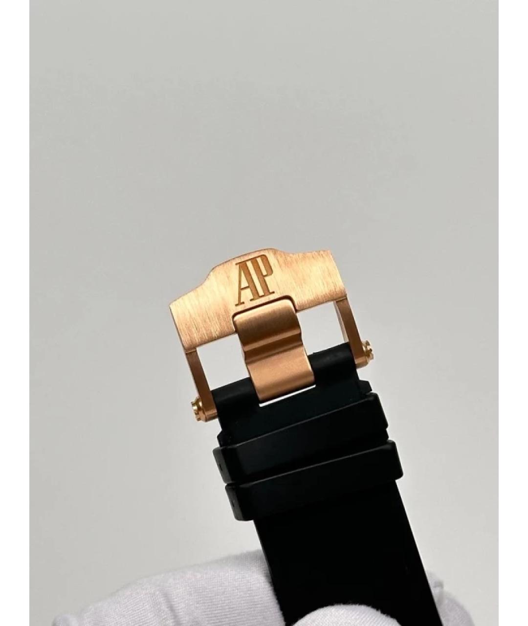 Audemars Piguet Черные часы из розового золота, фото 5