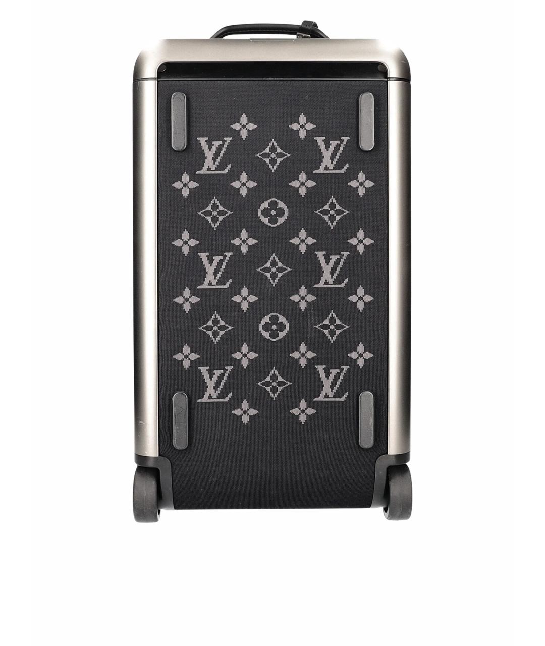 LOUIS VUITTON Черный тканевый чемодан, фото 1