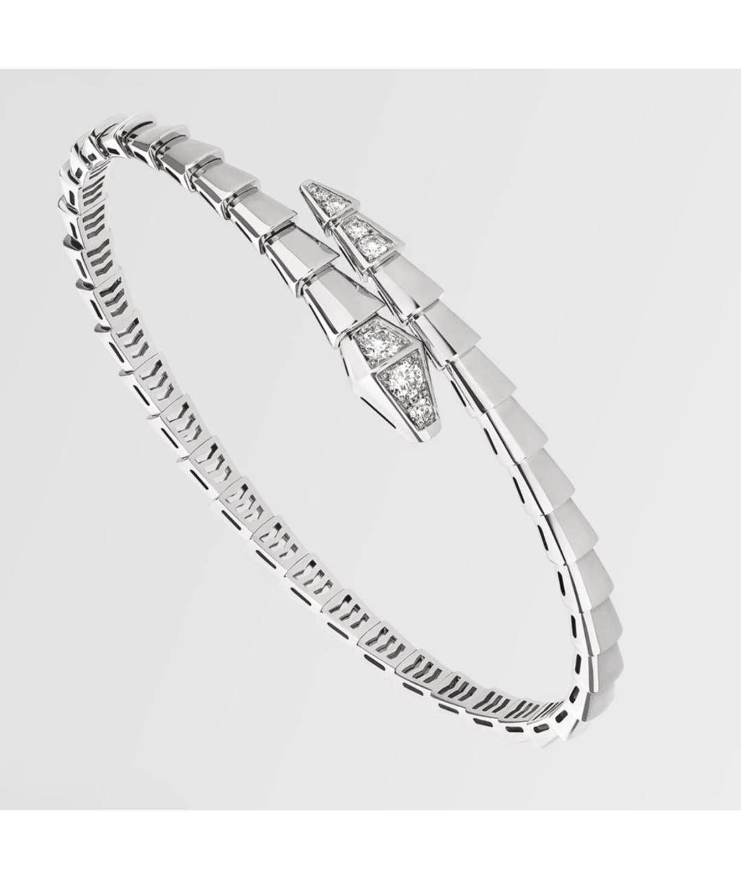BVLGARI Серебрянный браслет из белого золота, фото 3