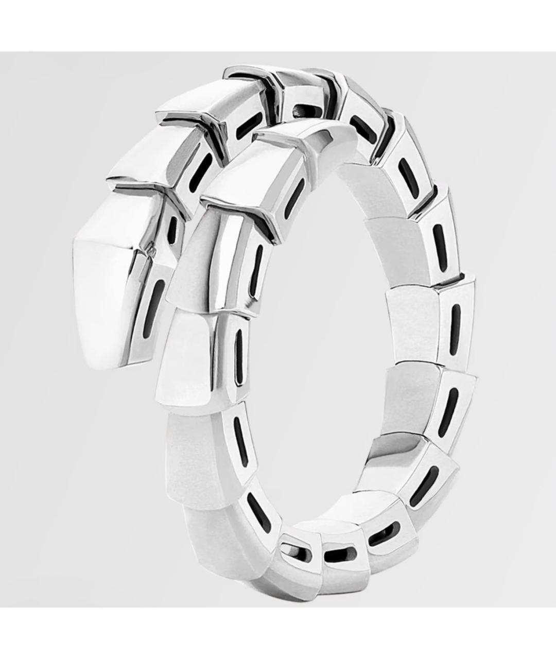 BVLGARI Серебряное кольцо из белого золота, фото 4