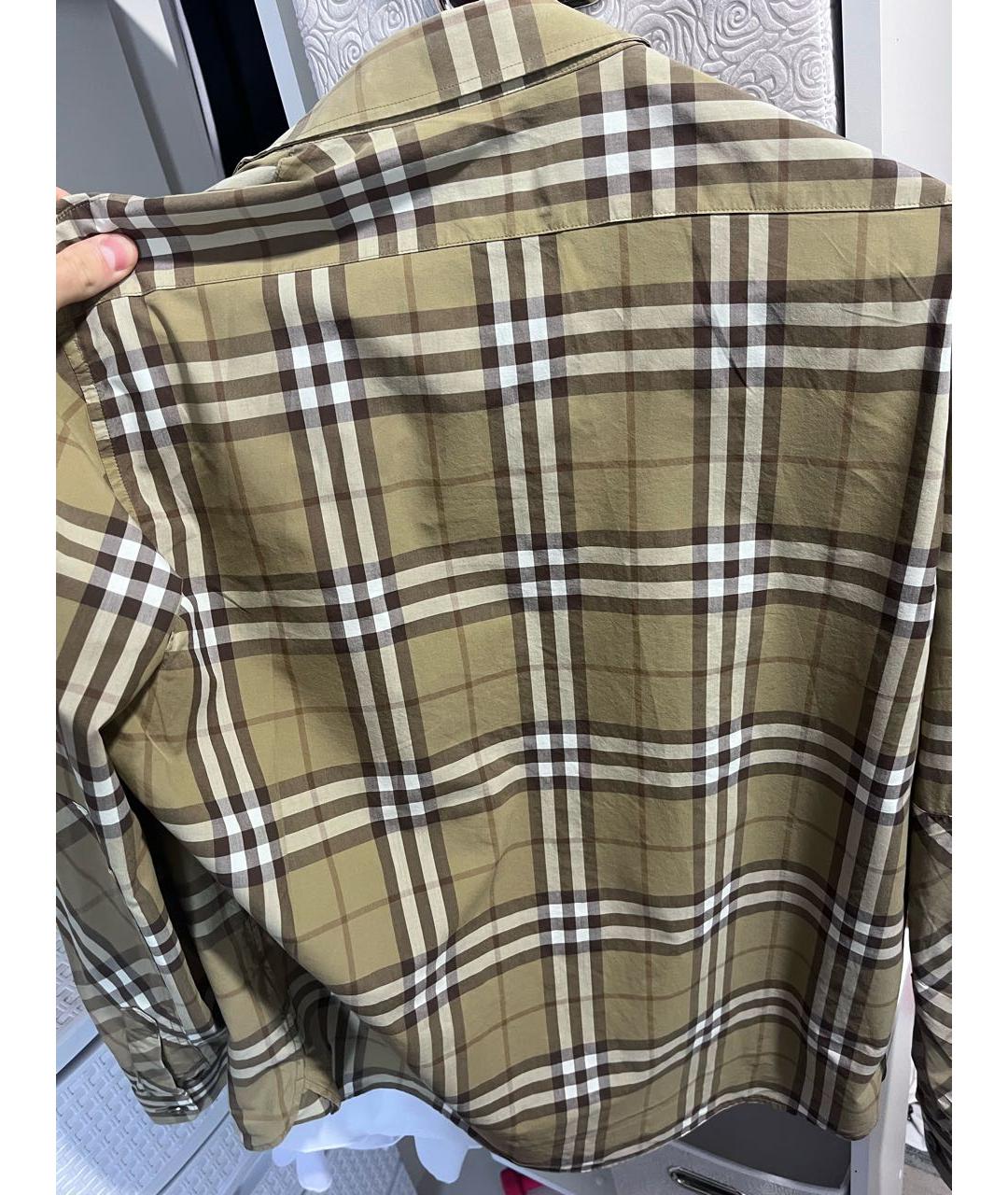 BURBERRY Мульти хлопковая кэжуал рубашка, фото 2