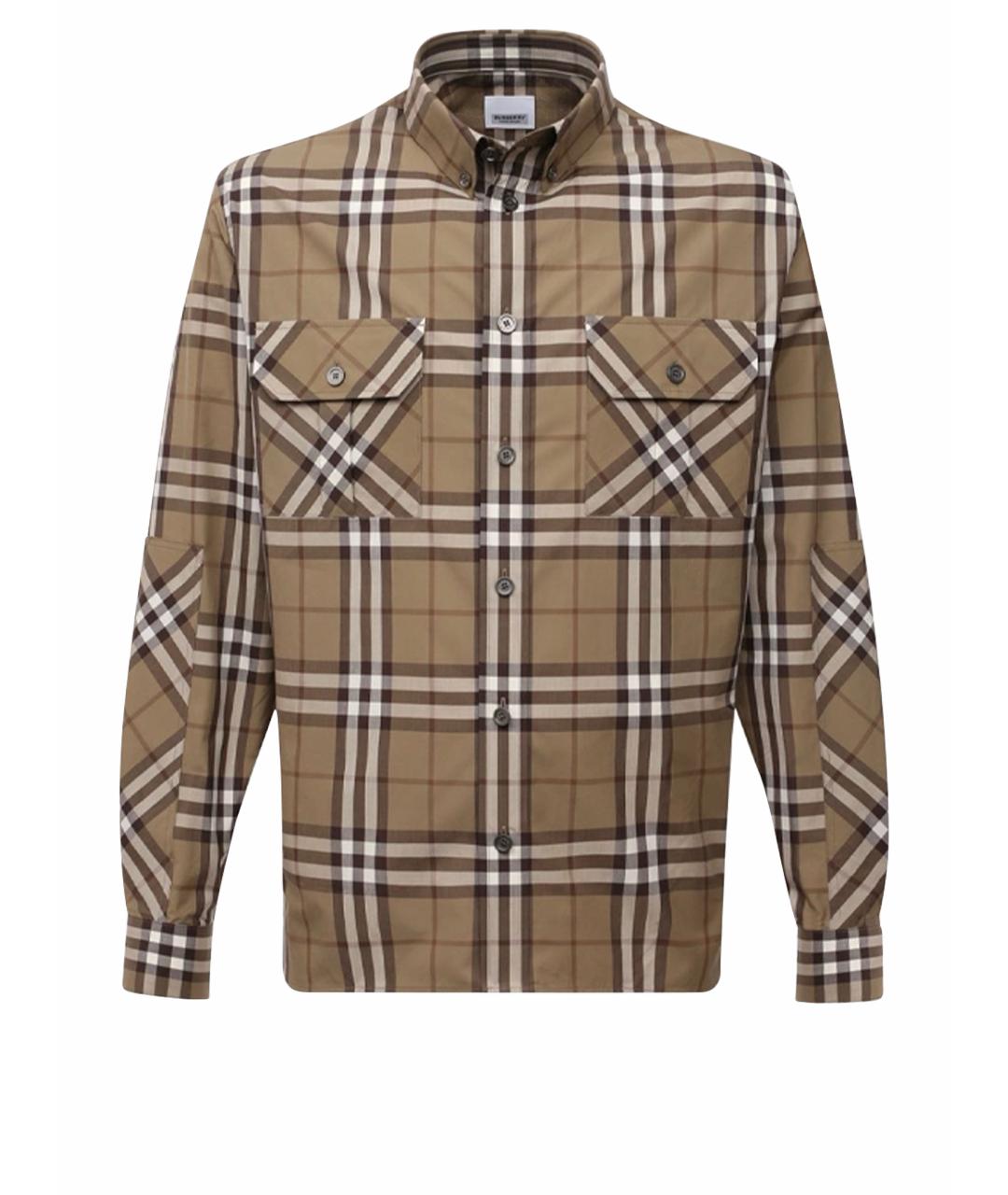 BURBERRY Мульти хлопковая кэжуал рубашка, фото 1