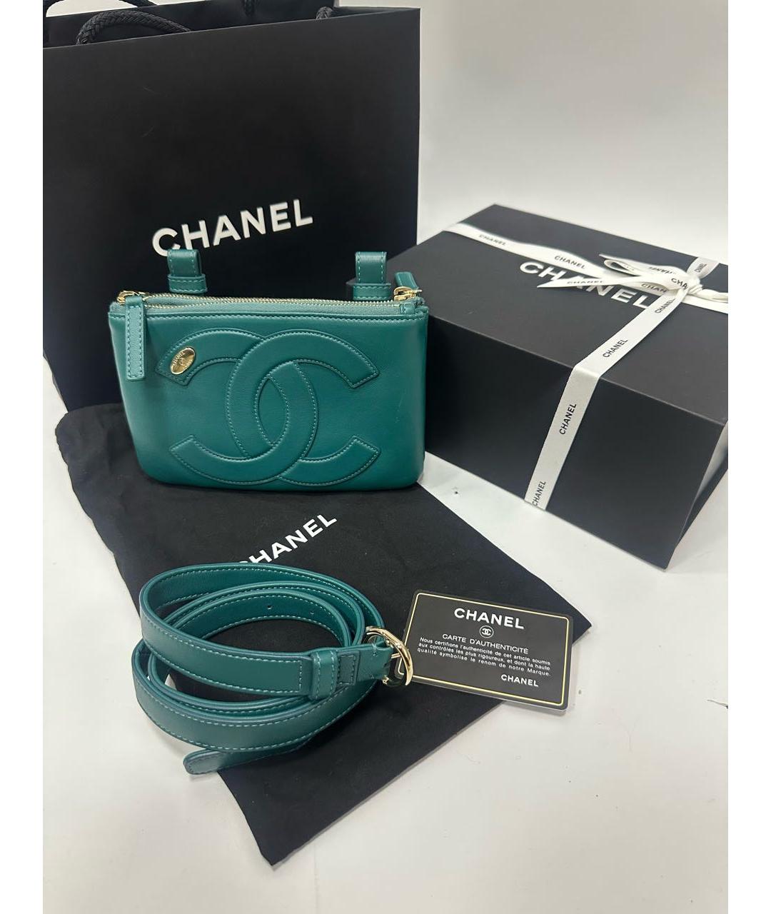 CHANEL Кожаная поясная сумка, фото 6