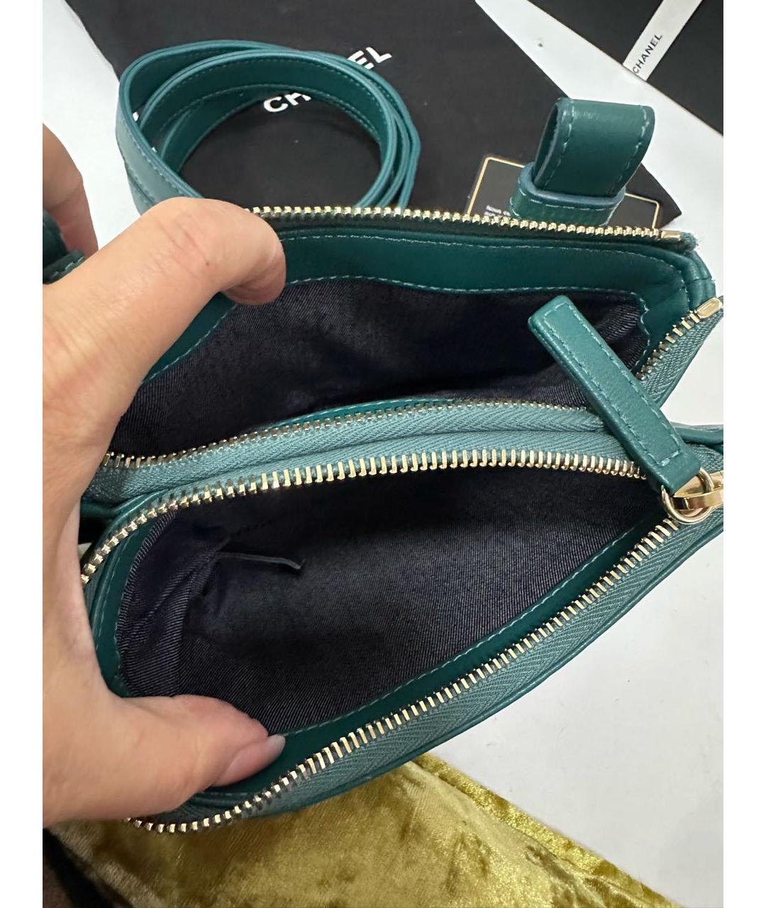 CHANEL Кожаная поясная сумка, фото 4