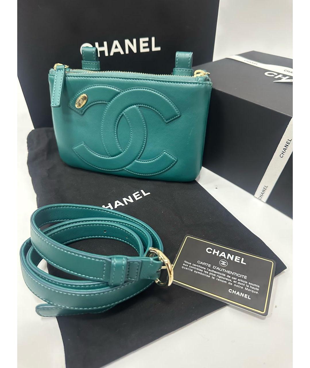 CHANEL Кожаная поясная сумка, фото 2