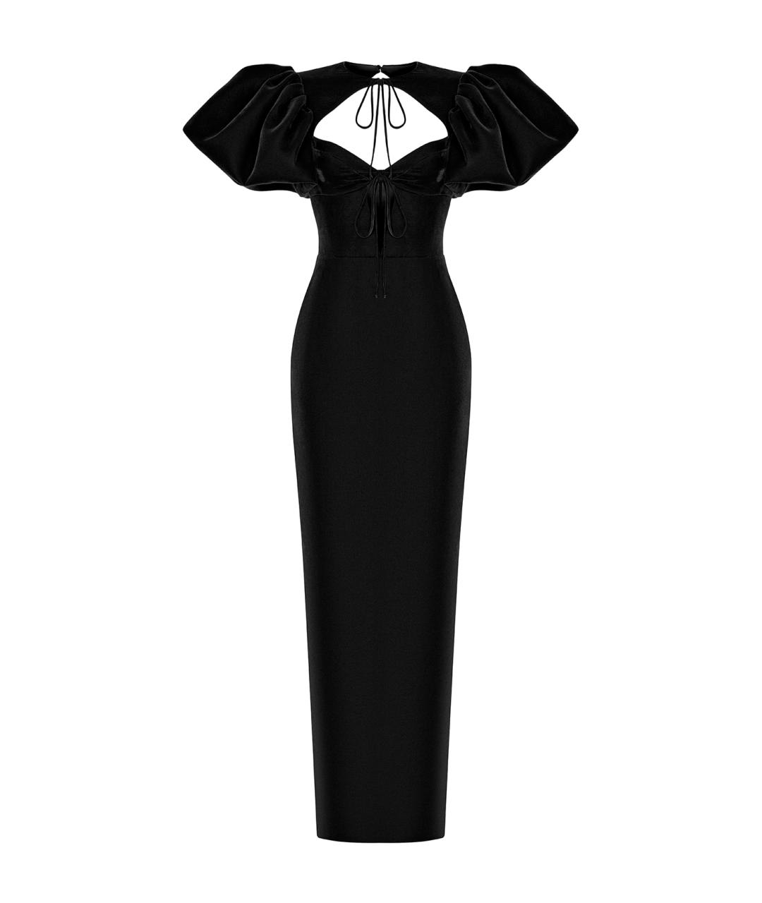 RASARIO Черное бархатное вечернее платье, фото 1