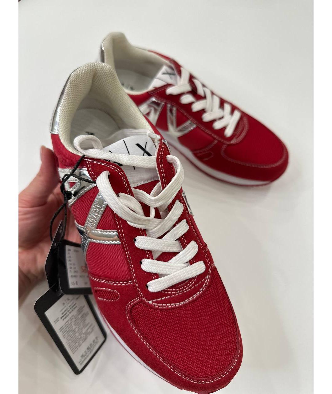 ARMANI EXCHANGE Красные кроссовки, фото 5