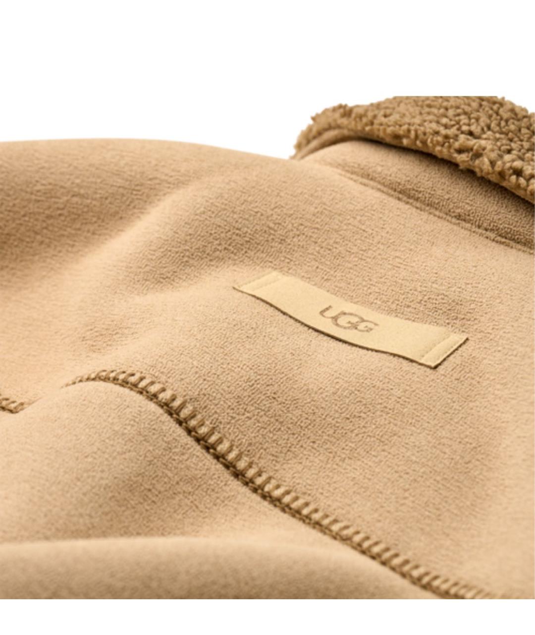 UGG AUSTRALIA Бежевая полиэстеровая куртка, фото 4