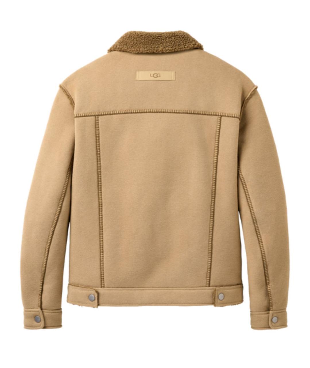 UGG AUSTRALIA Бежевая полиэстеровая куртка, фото 2