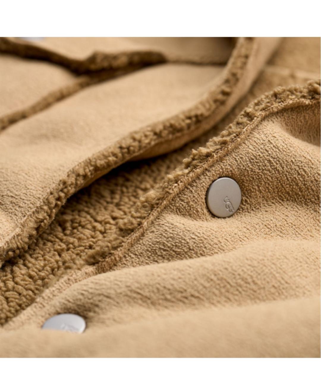UGG AUSTRALIA Бежевая полиэстеровая куртка, фото 3