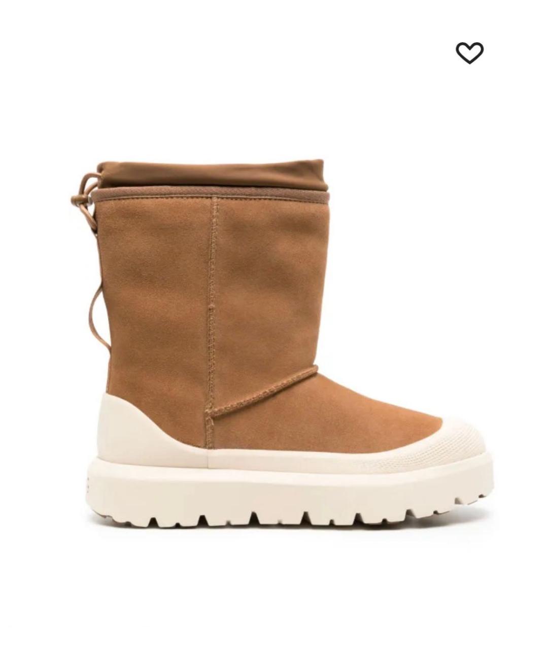 UGG AUSTRALIA Бежевые высокие ботинки, фото 7