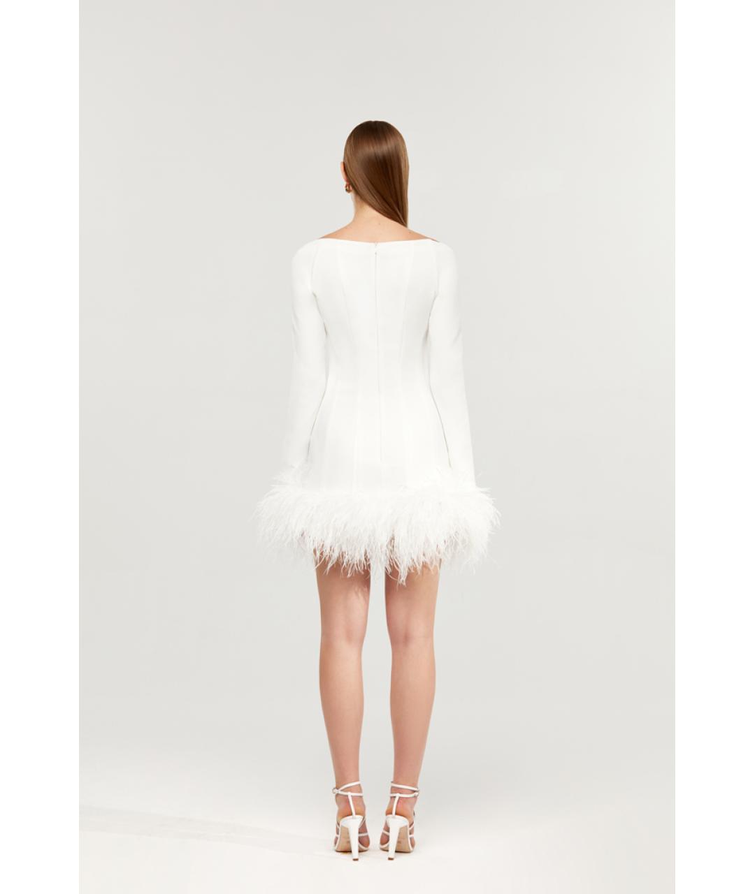 RASARIO Белое полиэстеровое вечернее платье, фото 5