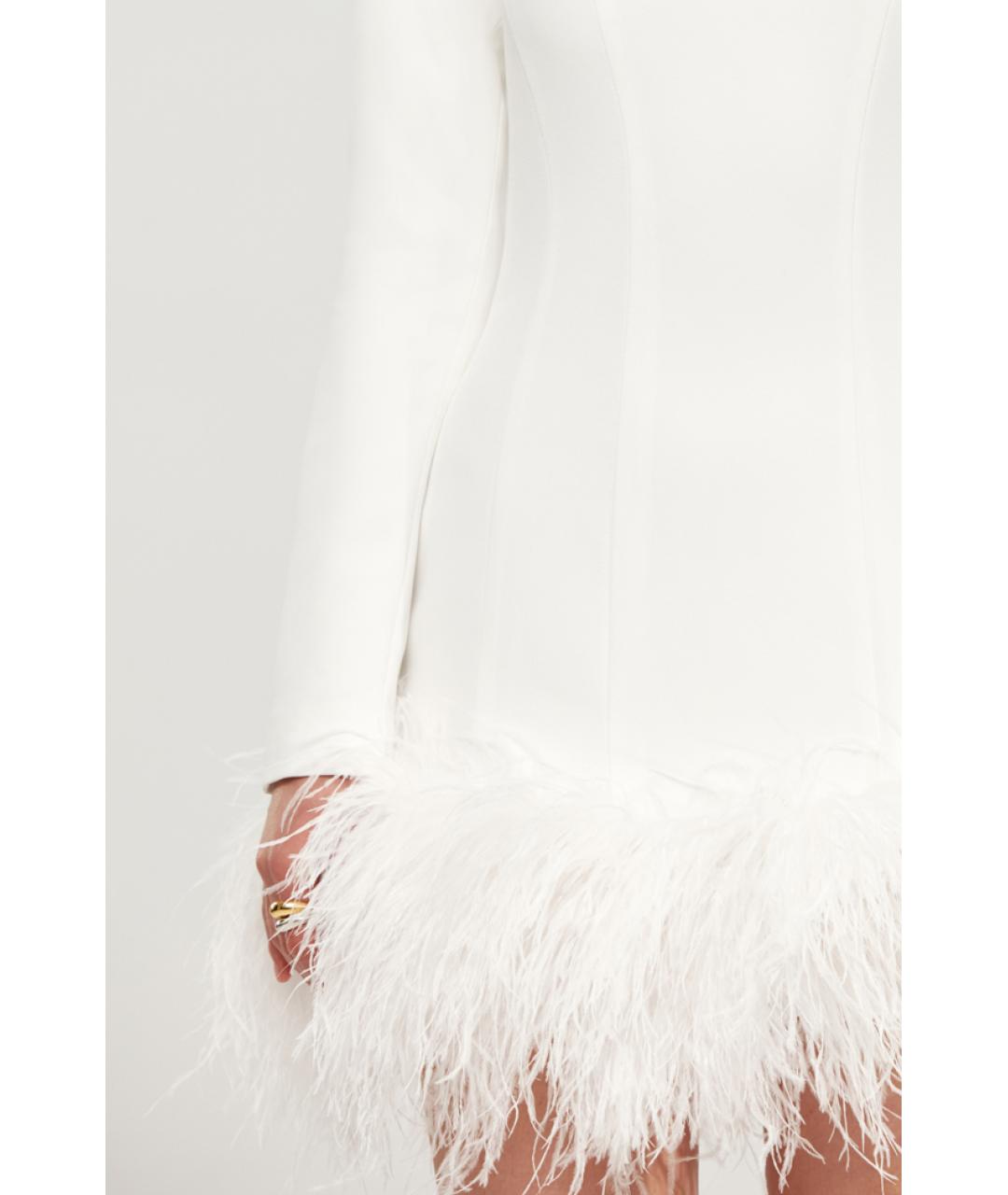 RASARIO Белое полиэстеровое вечернее платье, фото 4