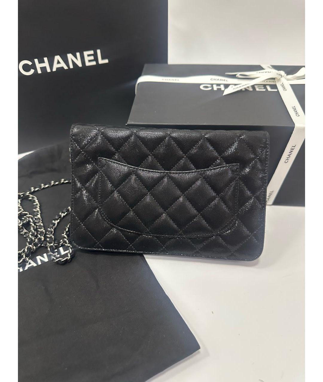 CHANEL Черная сумка через плечо, фото 3