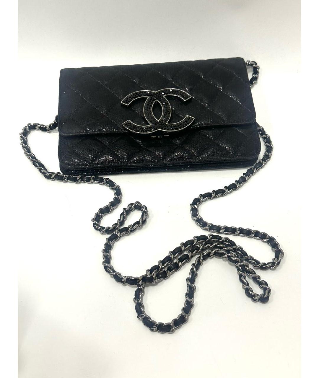 CHANEL Черная сумка через плечо, фото 9
