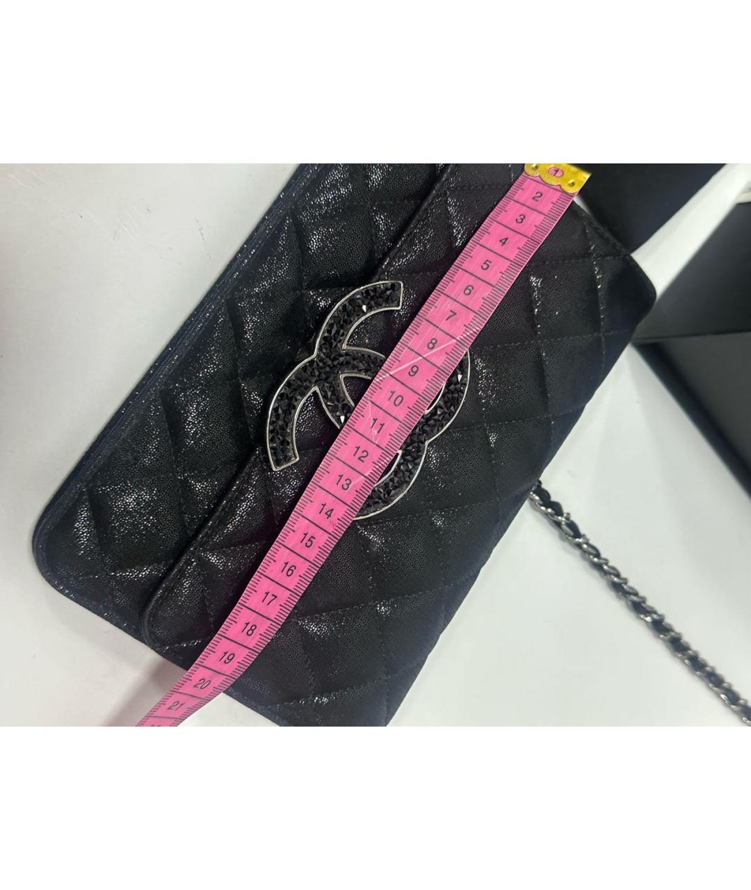 CHANEL Черная сумка через плечо, фото 8