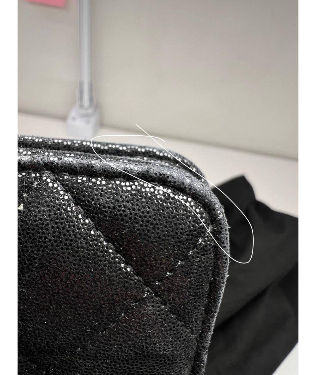 CHANEL Черная сумка через плечо, фото 5