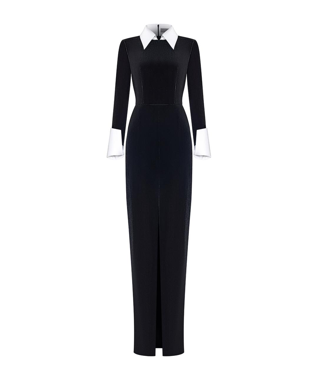 RASARIO Черное бархатное платье, фото 1