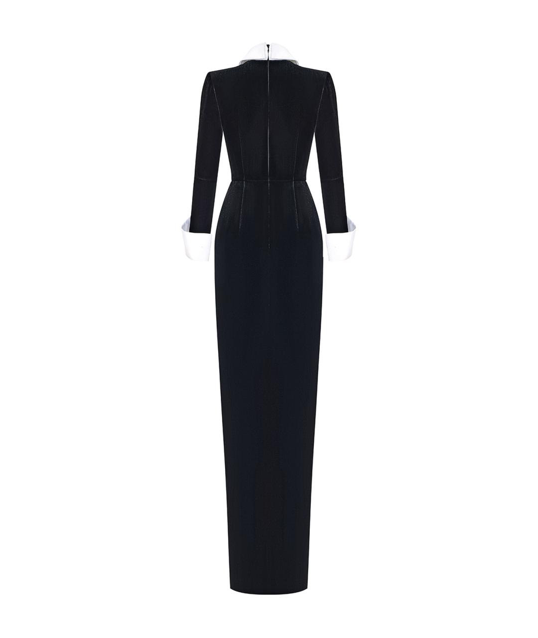 RASARIO Черное бархатное платье, фото 2