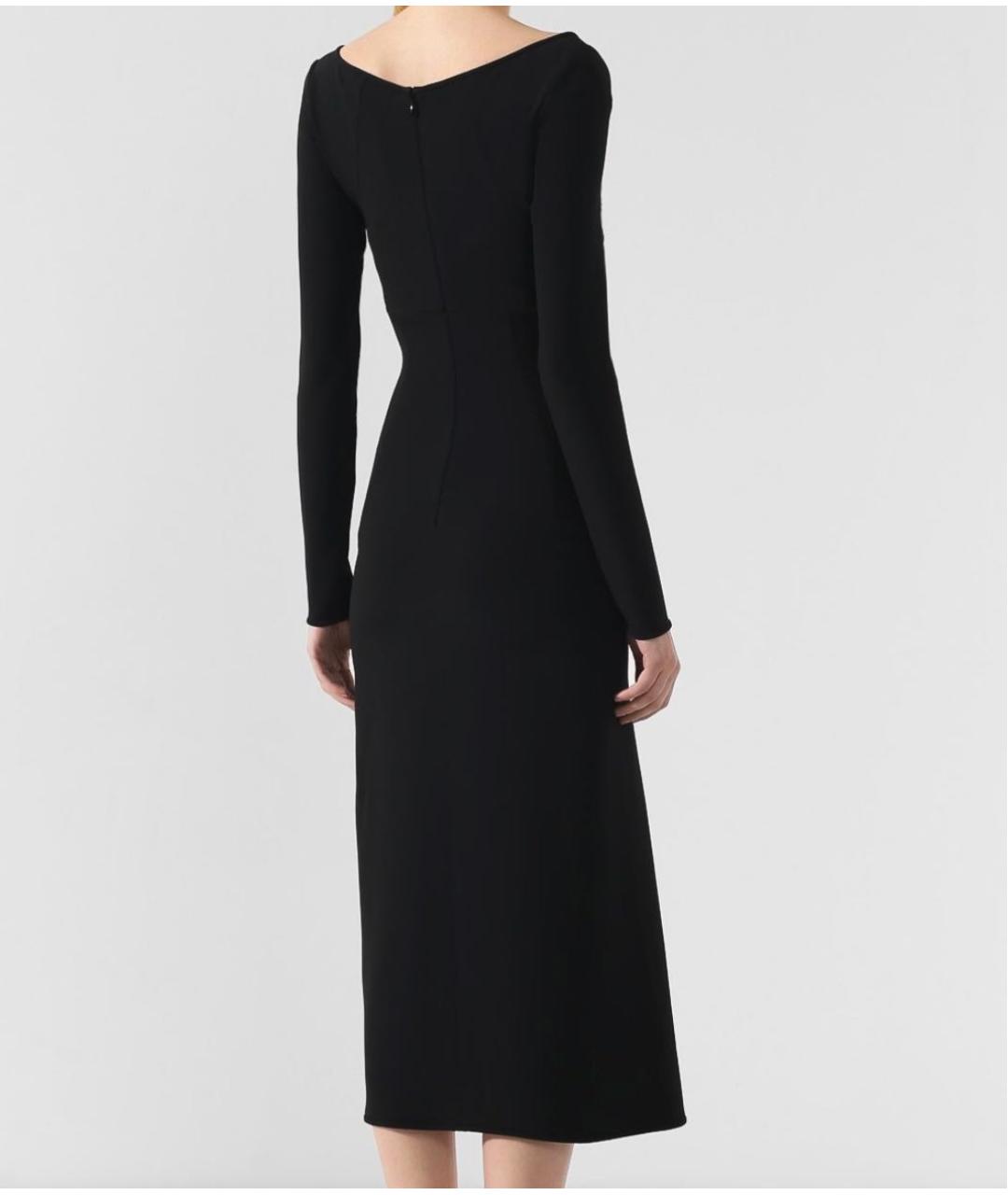 DSQUARED2 Черное вискозное вечернее платье, фото 5
