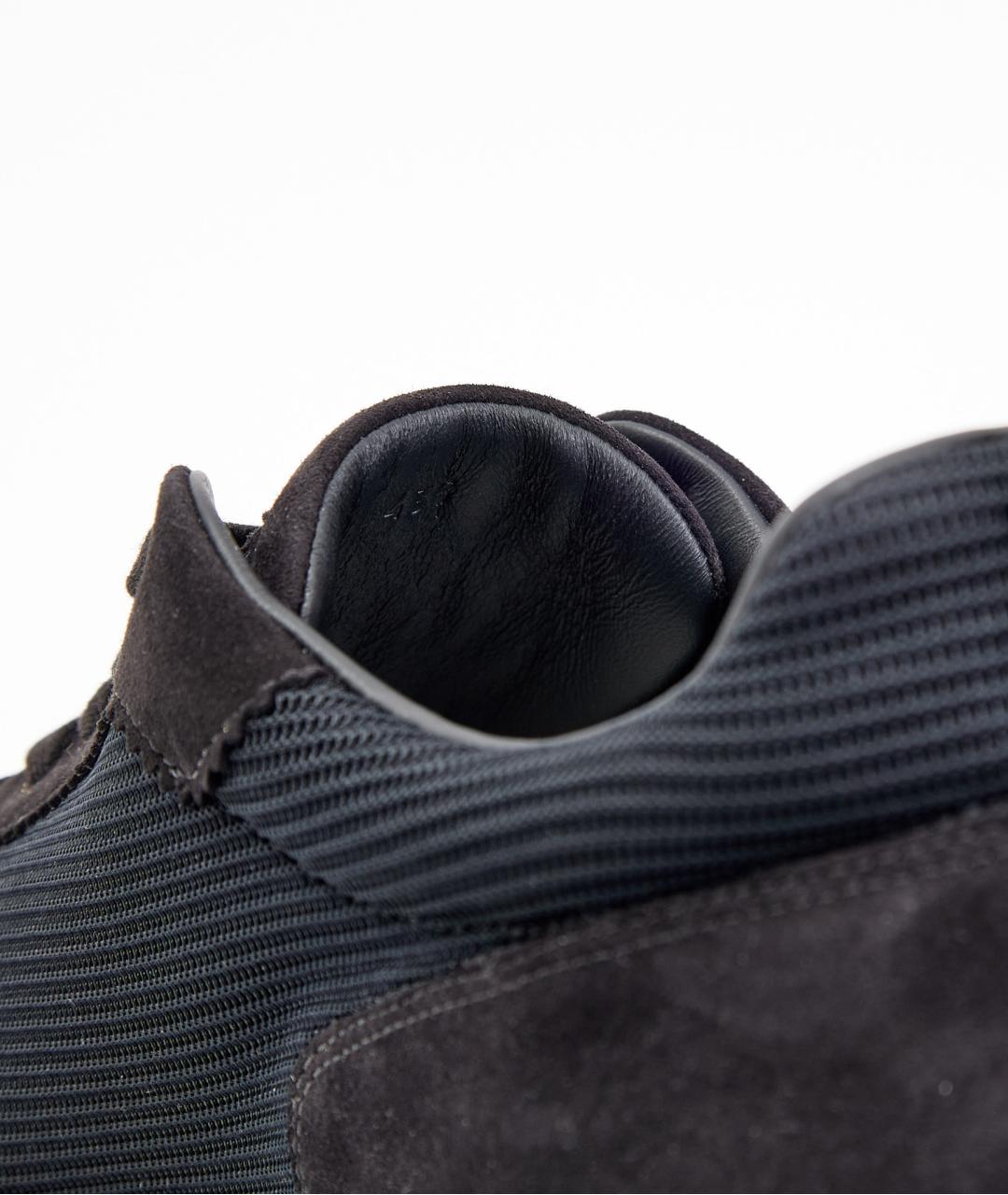 HERMES Черные текстильные низкие кроссовки / кеды, фото 8