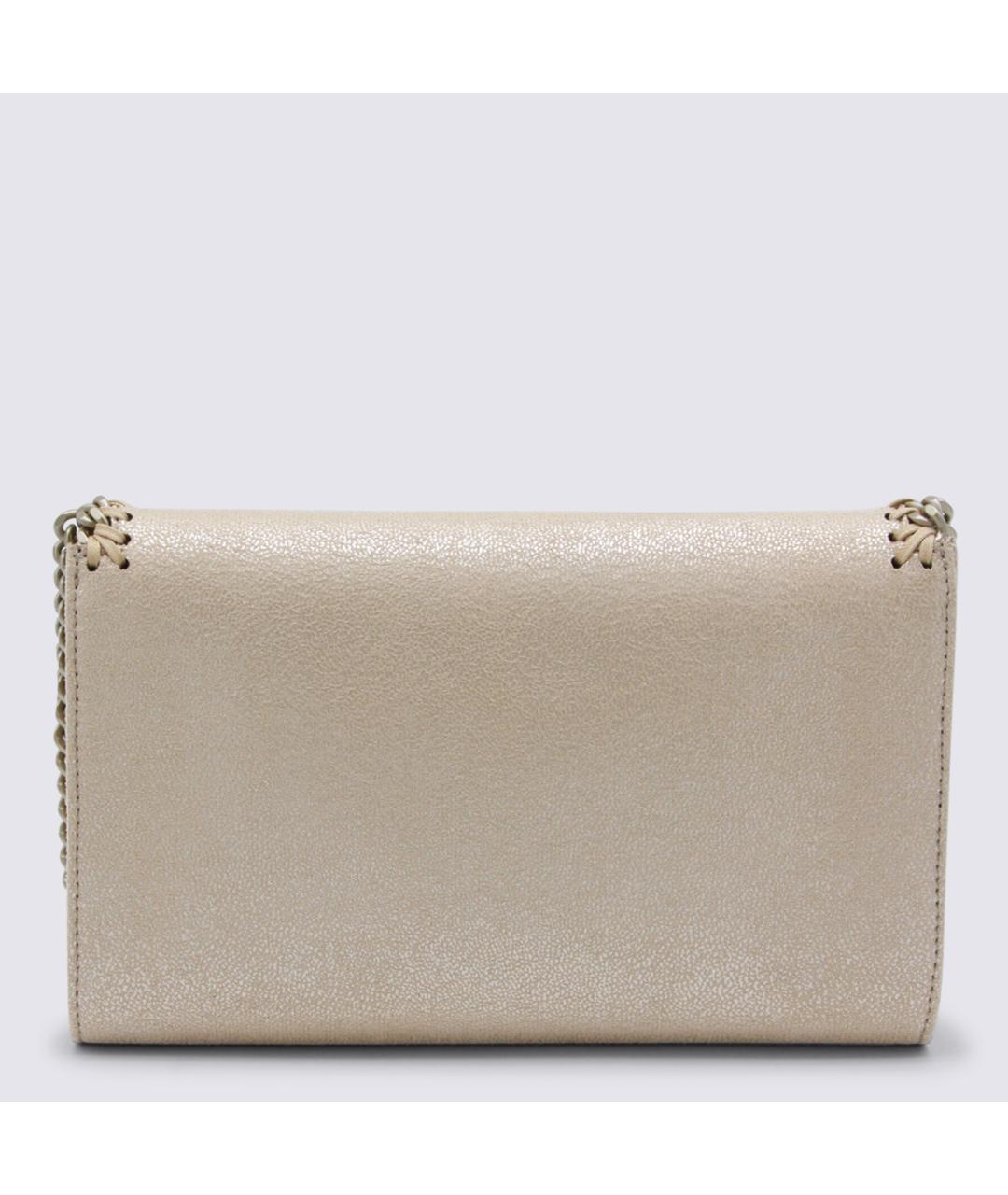 STELLA MCCARTNEY Золотая синтетическая сумка через плечо, фото 3